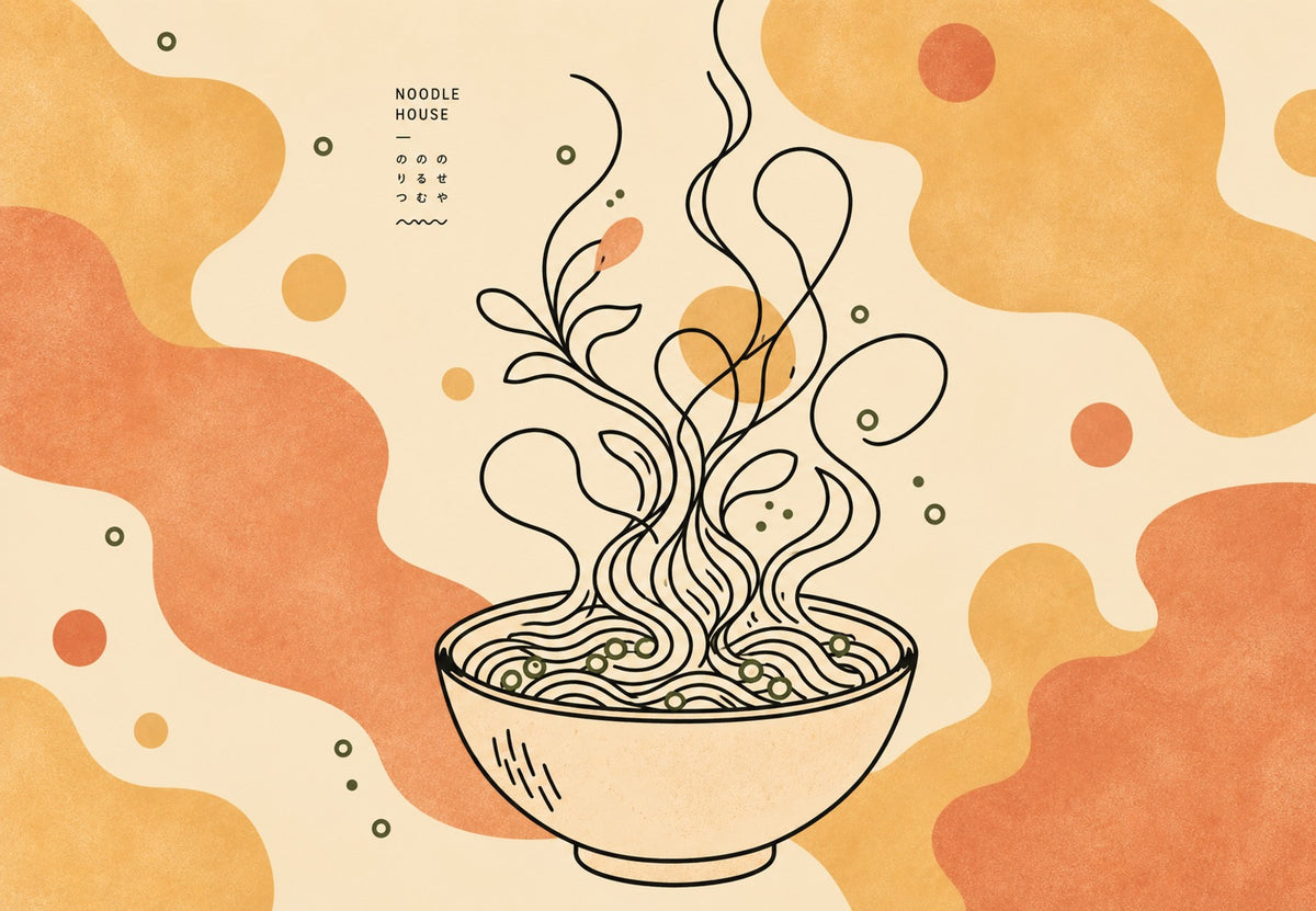 Steaming Noodles (Landscape)