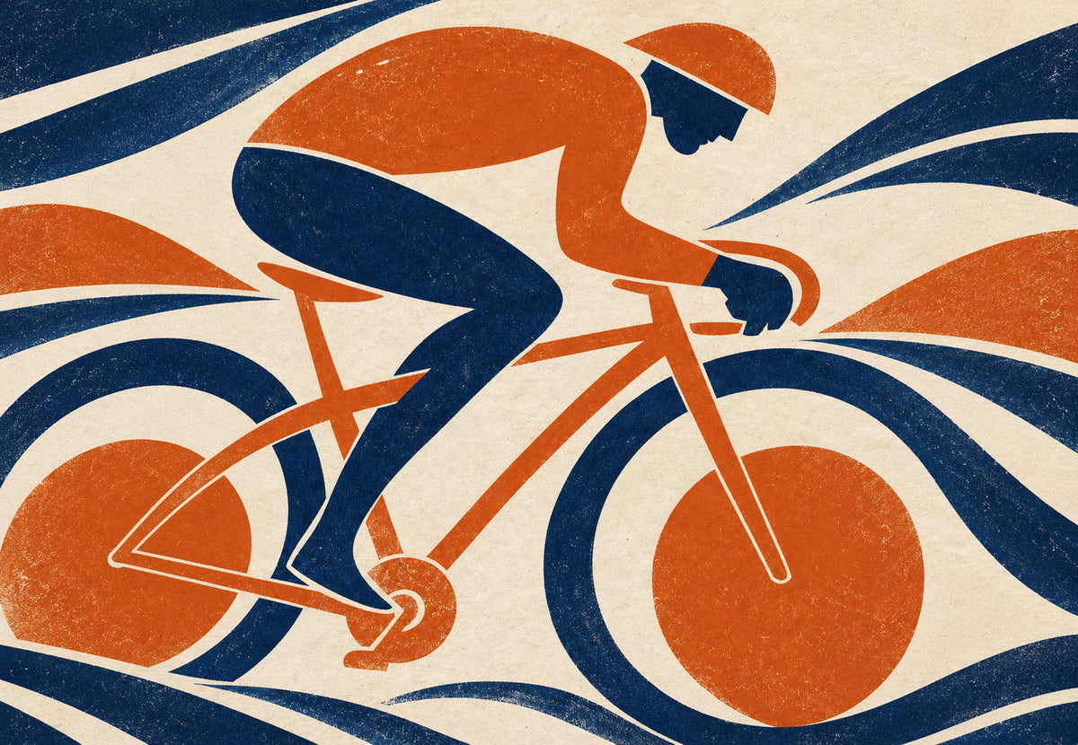 Le peloton s'échappe (Paysage)