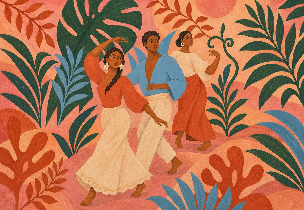 La danse dans les feuillages (Paysage)