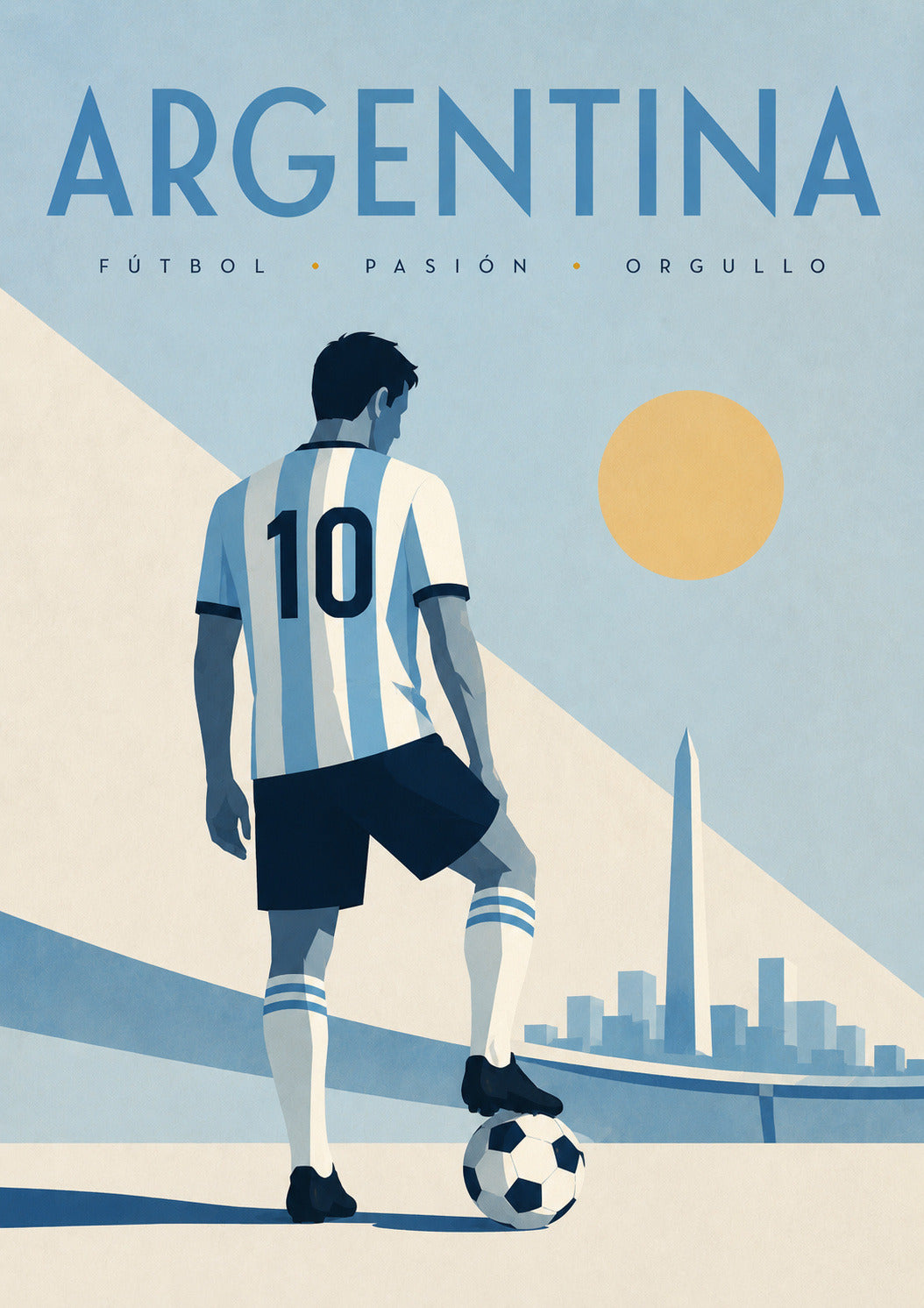 Argentine - Le dix sous l'obélisque