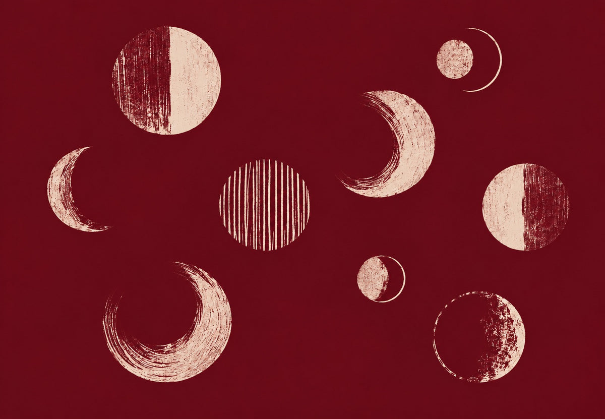 The Eight Faces of the Moon (Landscape)