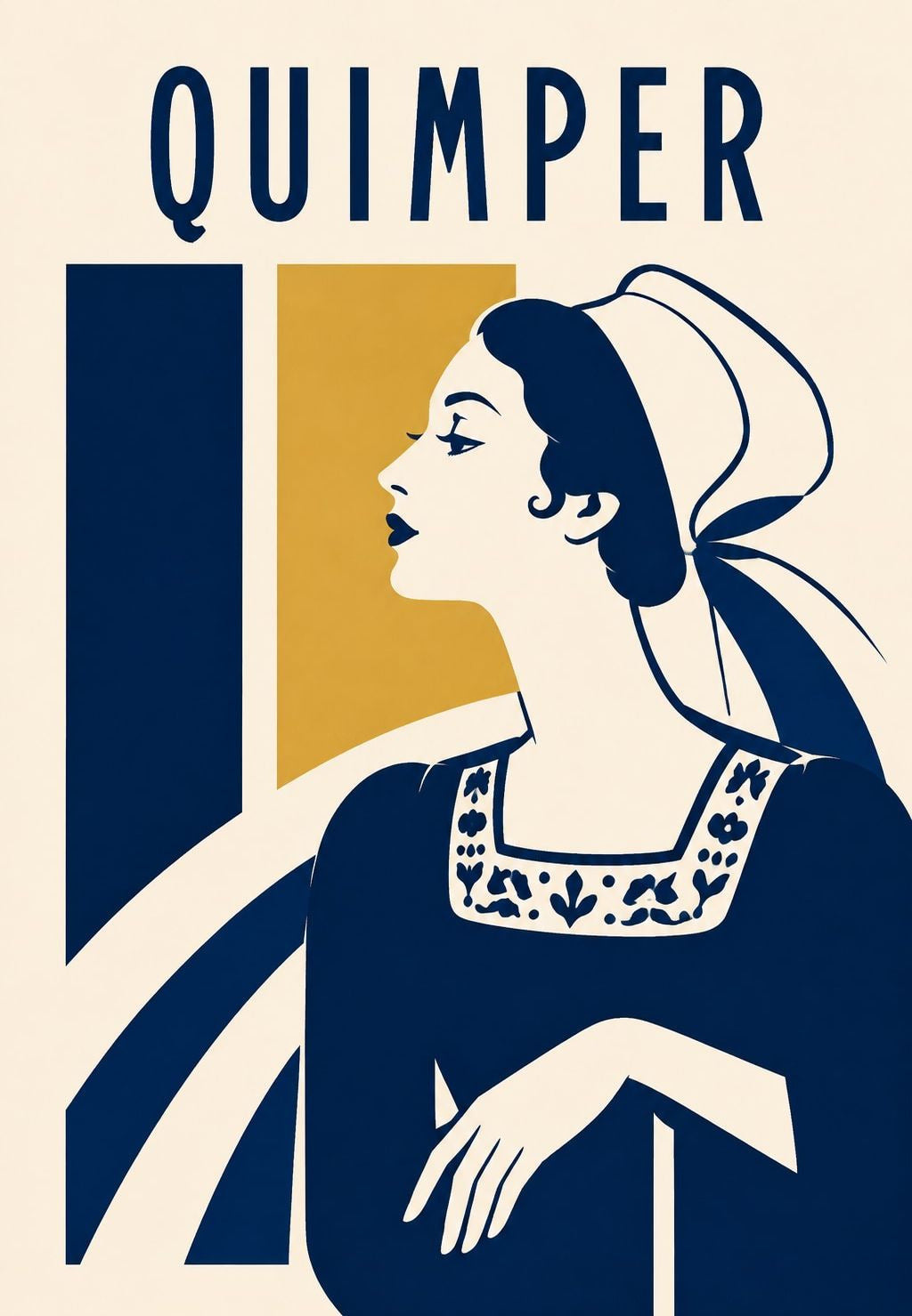 La cofia bordada de Quimper