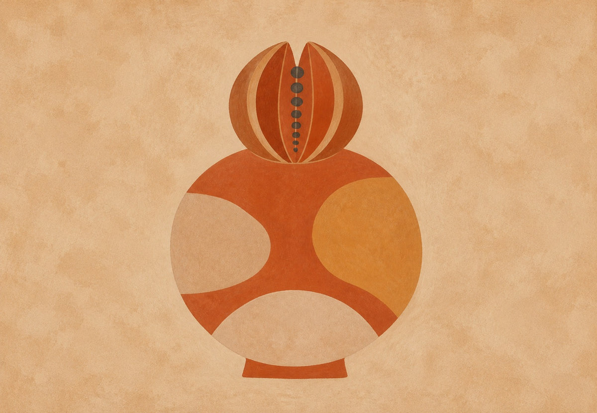 Vase with Pomegranate (Landscape)
