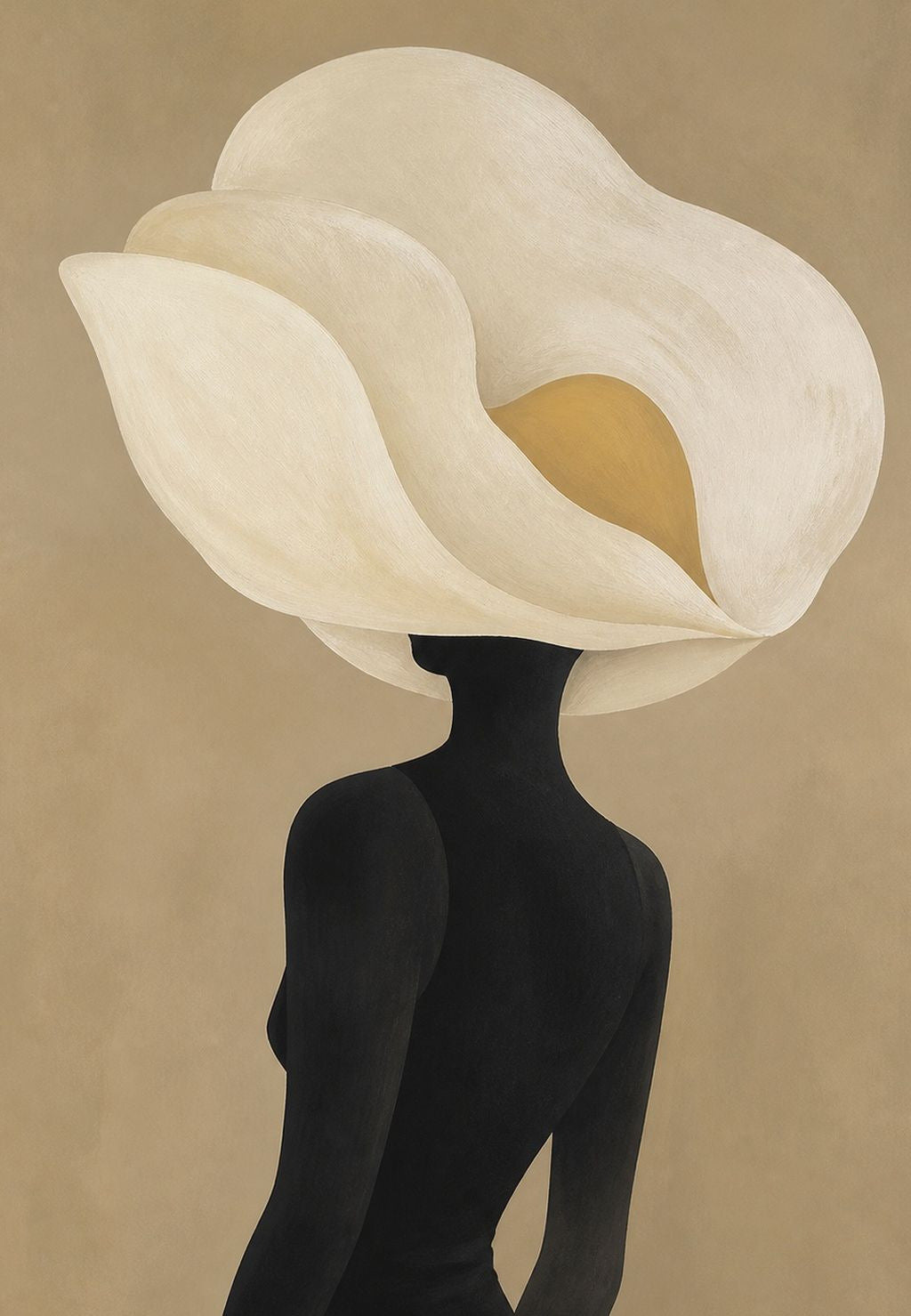 Cappello scultoreo da donna