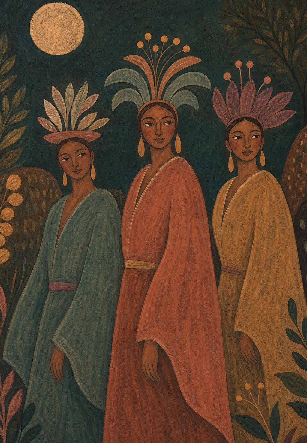 Les femmes sous la lune