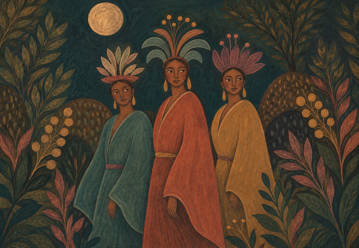 Les femmes sous la lune (Paysage)