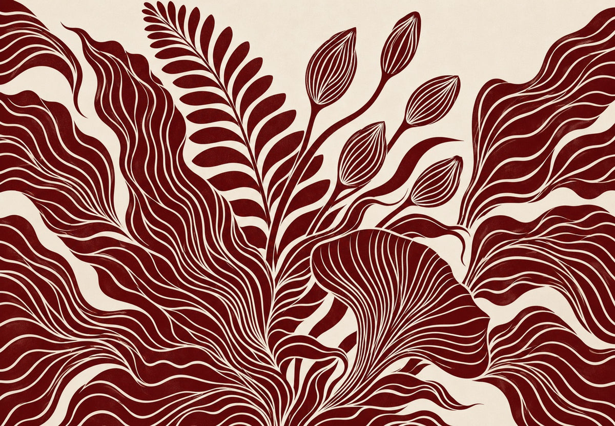 Tightly packed leaves (Landscape)