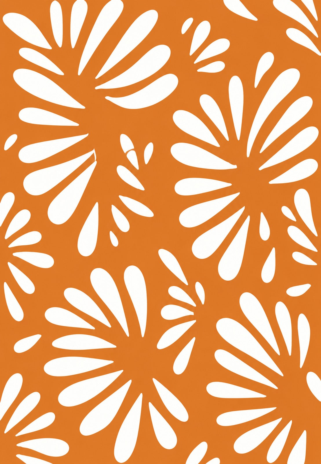 Orange Blütenkronen