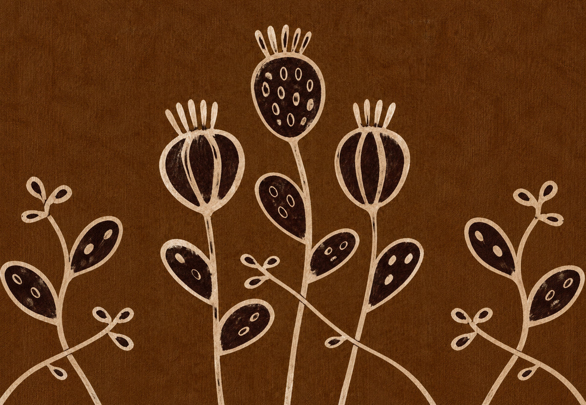 The three poppy pods (Landscape)