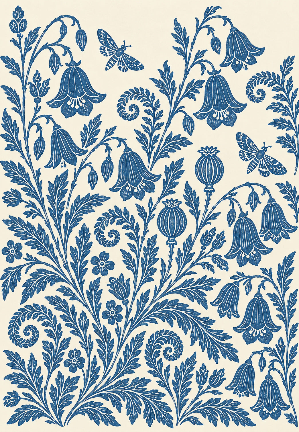 Campanule blu e api