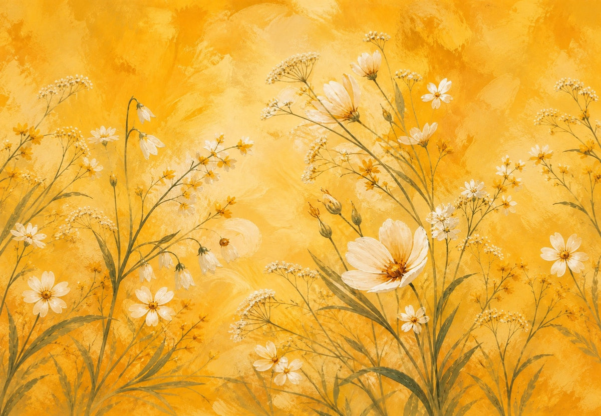 Goldene Wildblumen (Querformat)