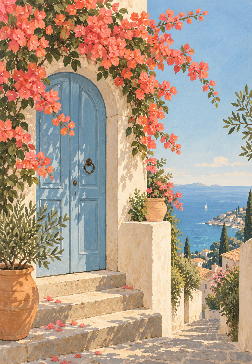 The Door of Coral Flowers