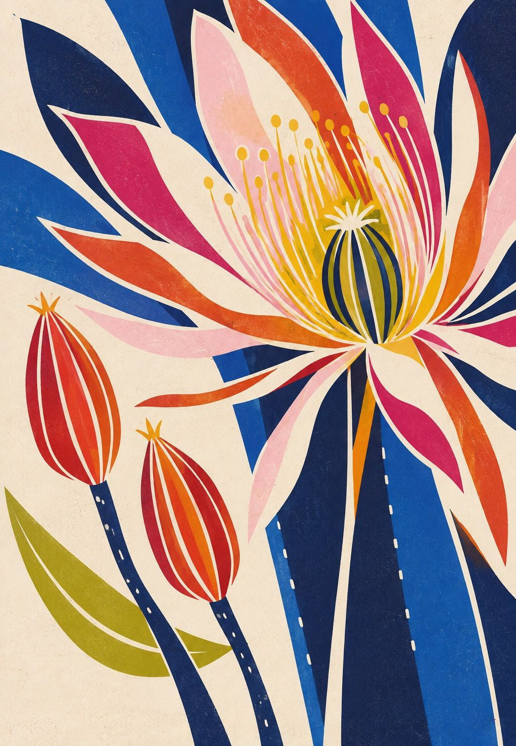 Vlammende lotus