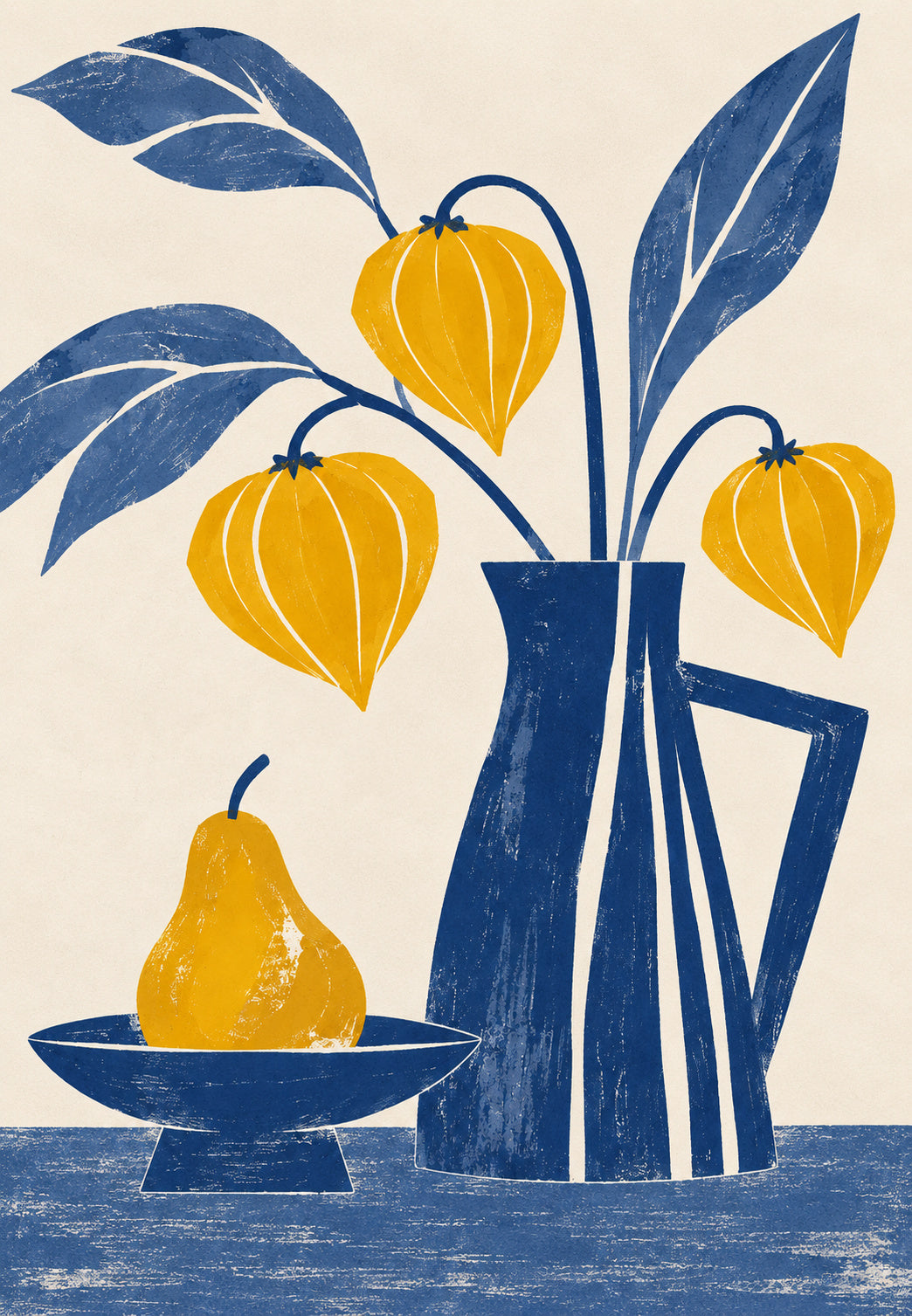 Pear and Golden Lanterns
