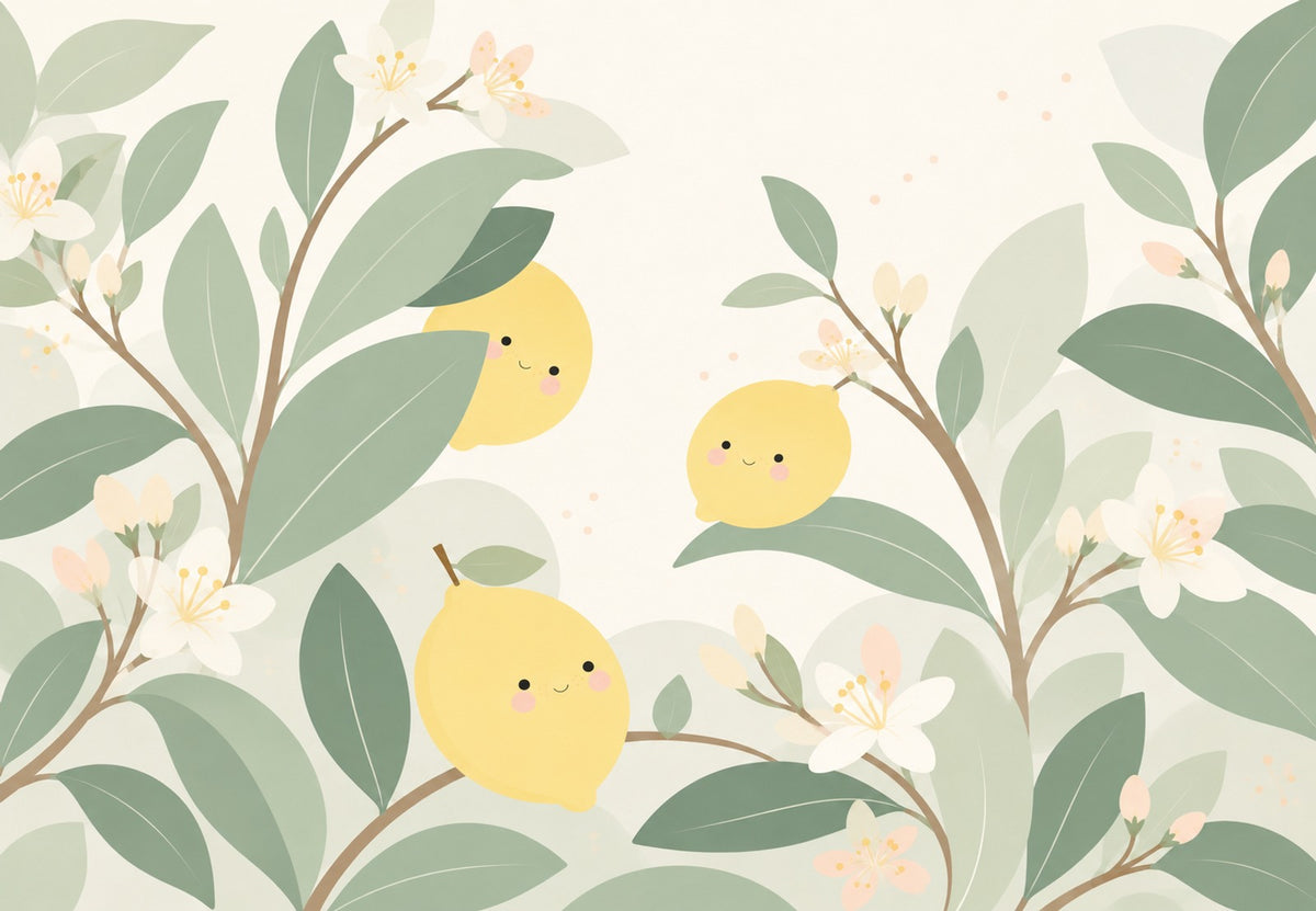 Three Smiling Lemons (Landscape)