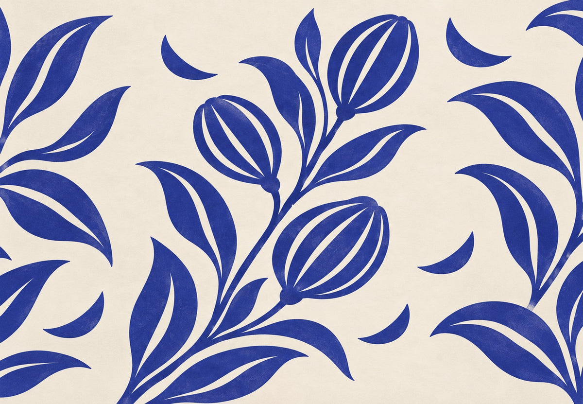 Indigoblaue Tulpen (Querformat)