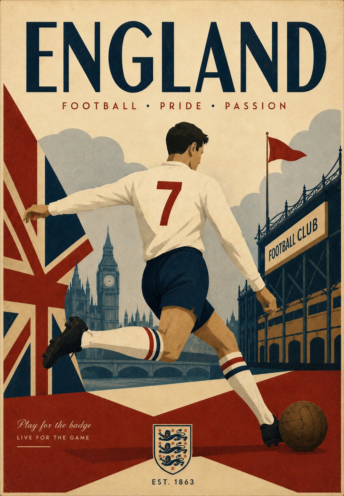England - The seven in front of Big Ben