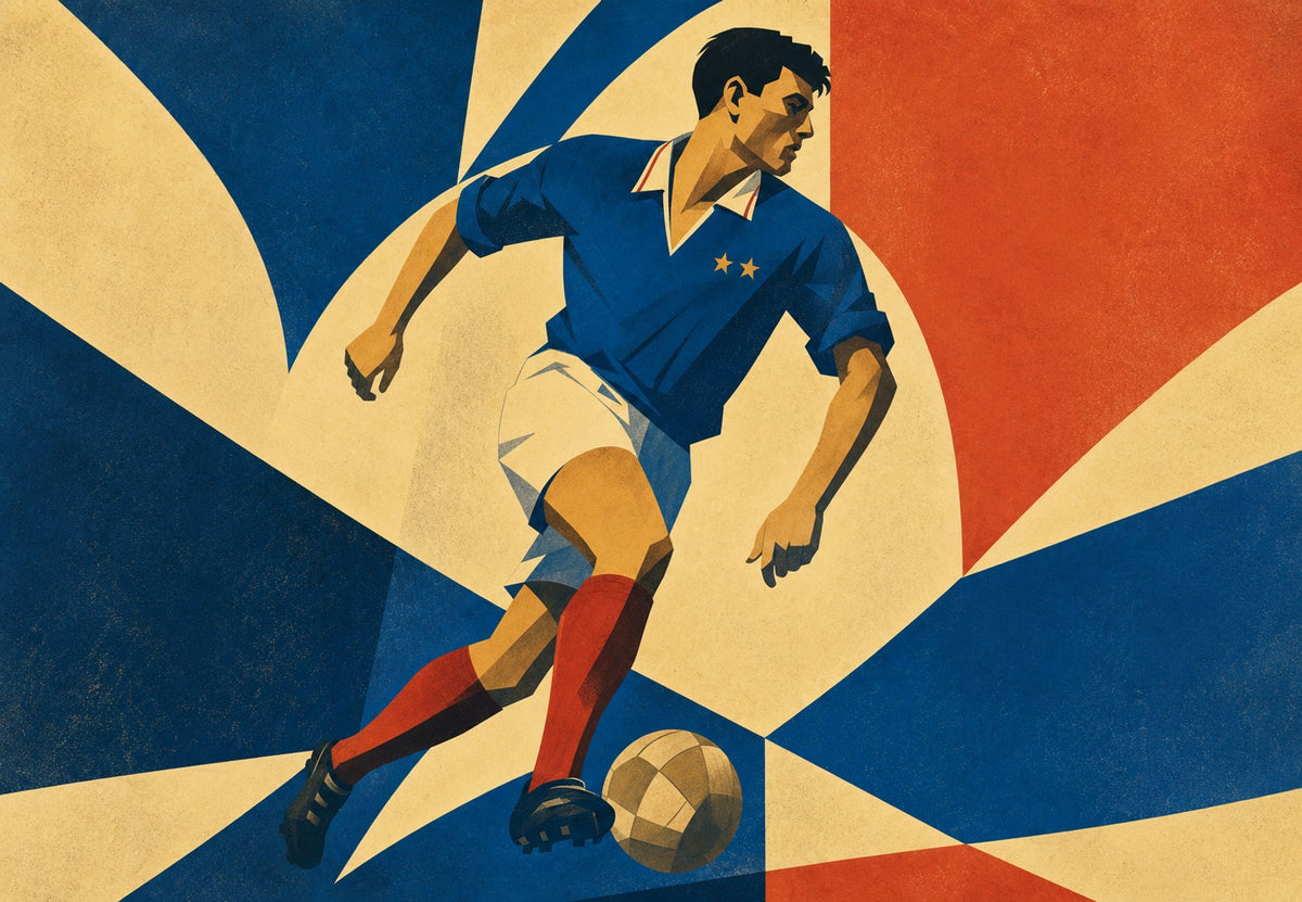 Das Tricolore-Dribbling (Querformat)