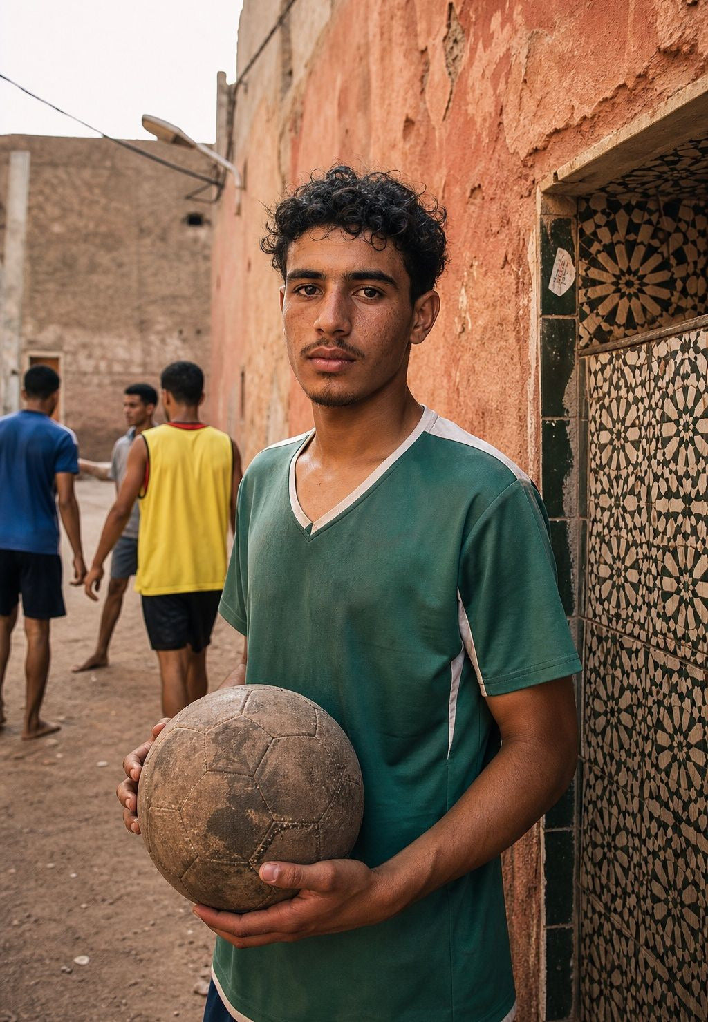 Le ballon dans la médina