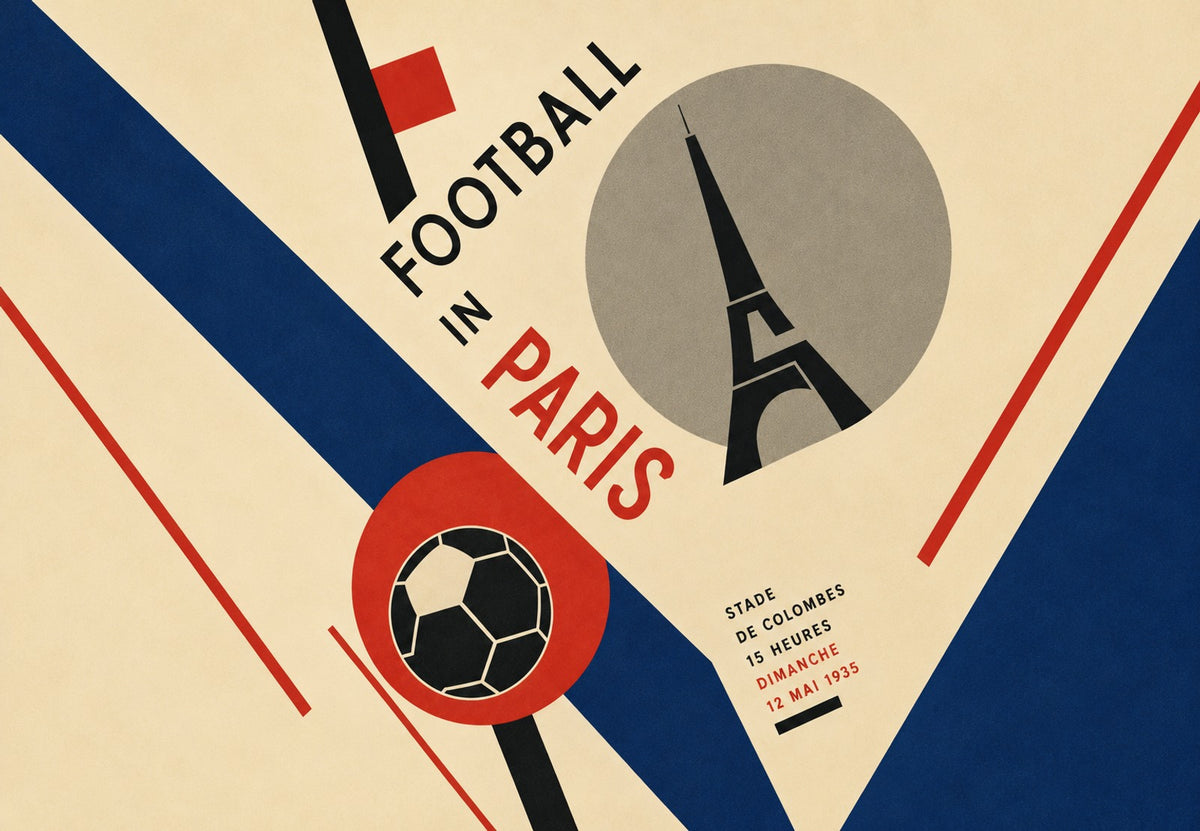 Le ballon en diagonale (Paysage)