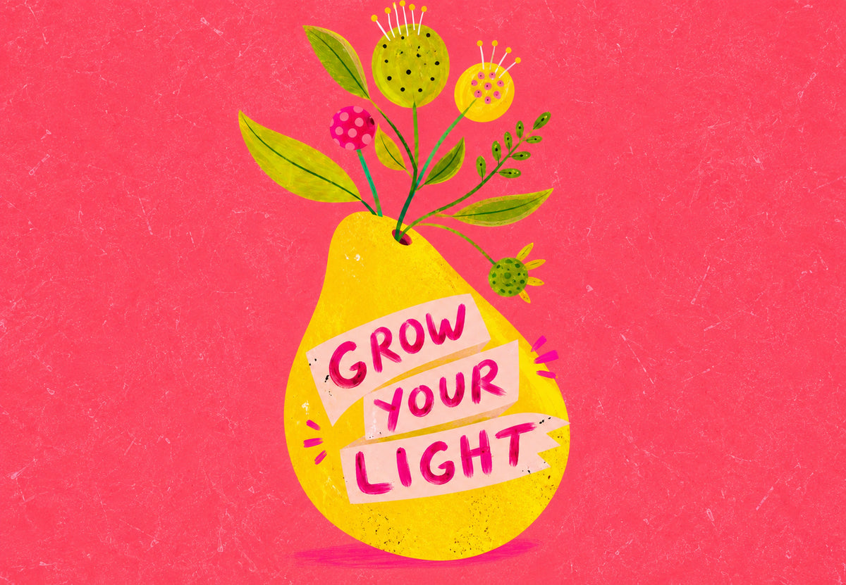 Birne Grow Your Light (Querformat)