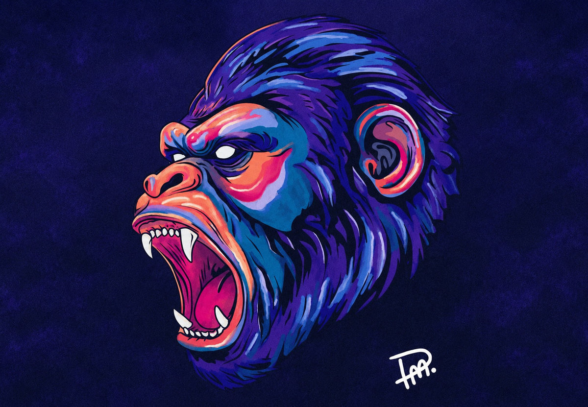 Gorilla (Querformat)