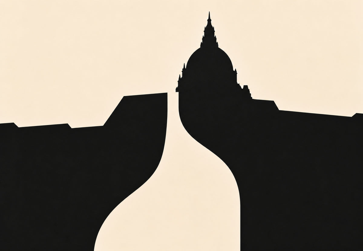 Hanover - The Dome in Silhouette (Landscape)