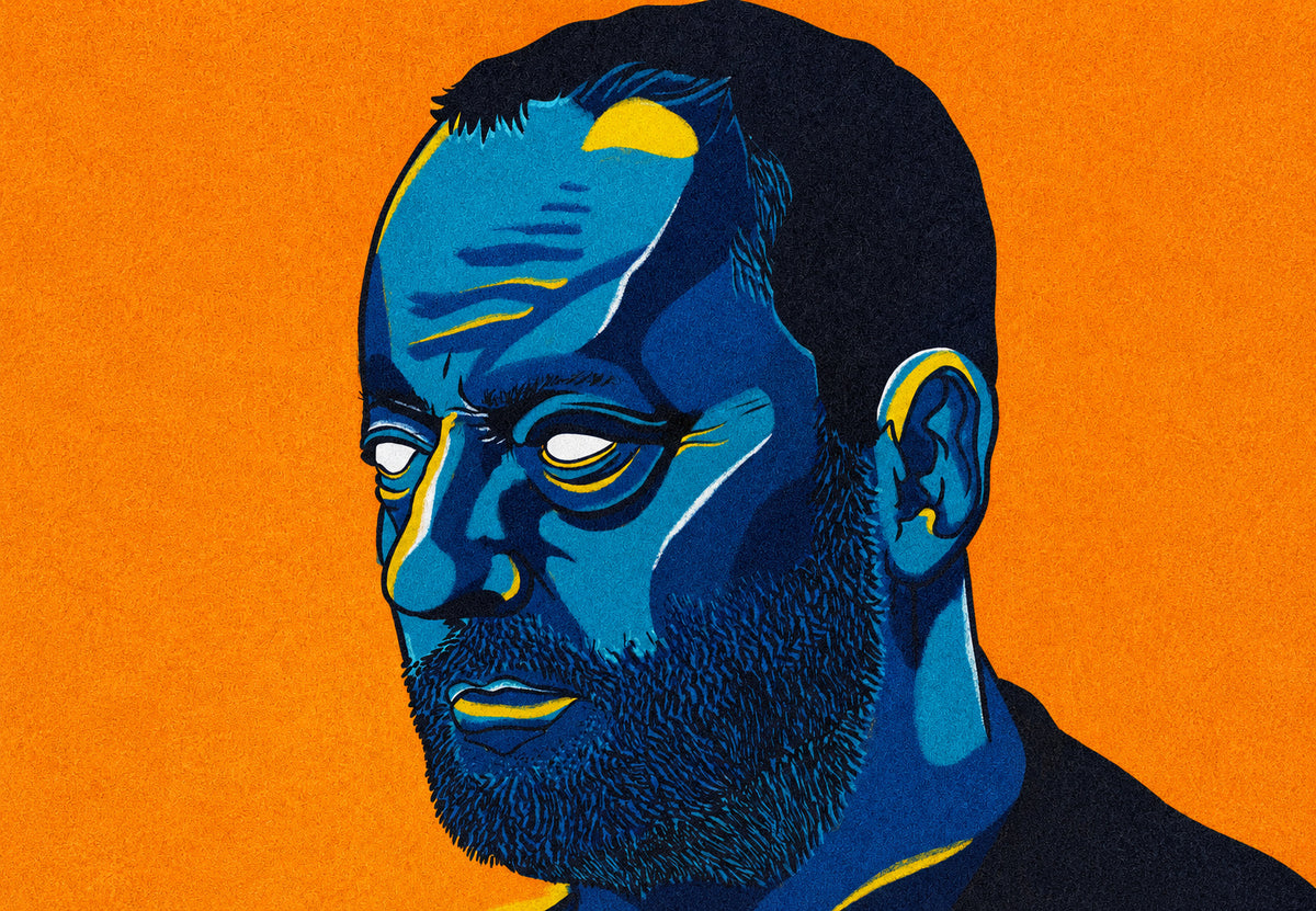 bärtiger Mann (Querformat)