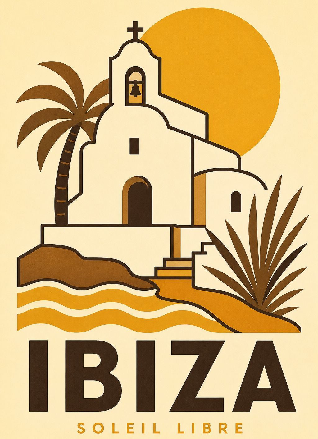 Ibiza - Crkva pod zlatnim suncem