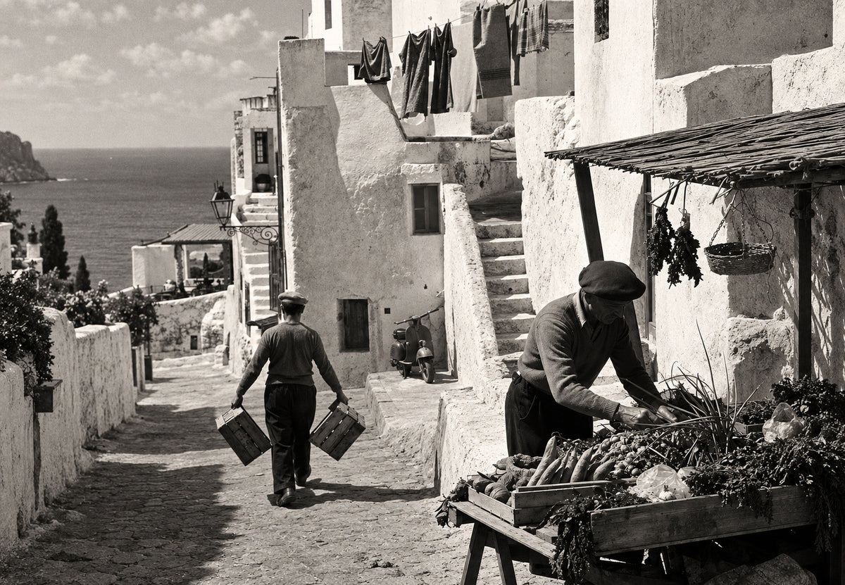Ibiza - Jutarnji štand (Vodoravno)