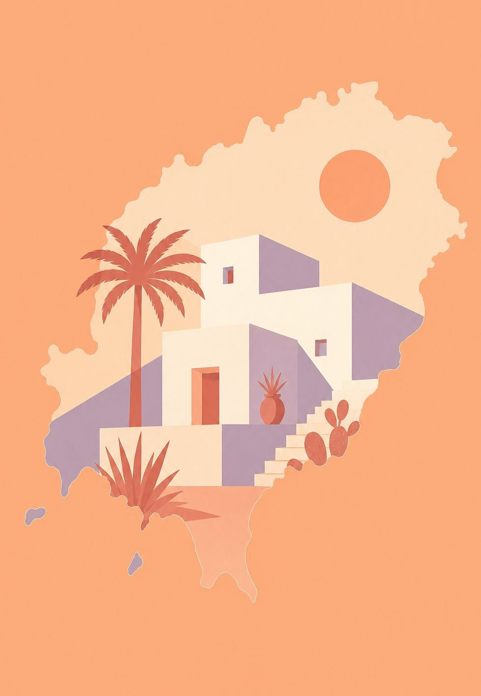 Ibiza - Die Insel in Aprikose