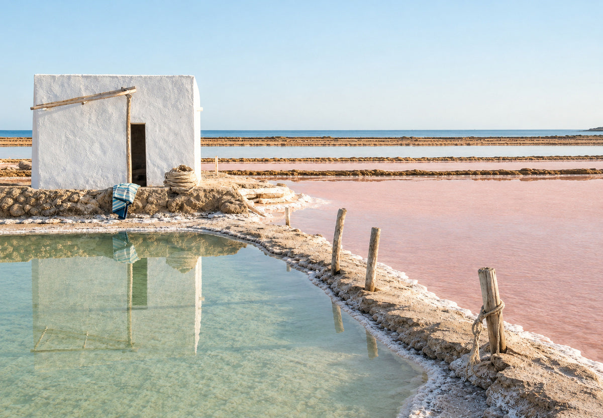 Ibiza - De zoutvlakten in rust (Liggend)
