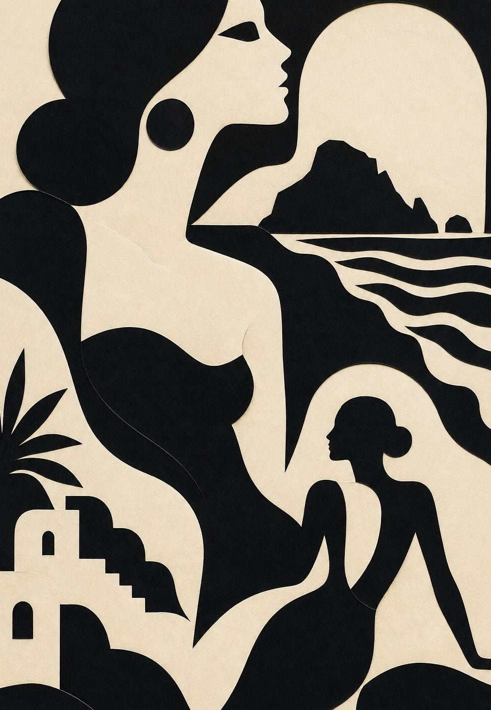 Ibiza - Ausgeschnittene Silhouetten