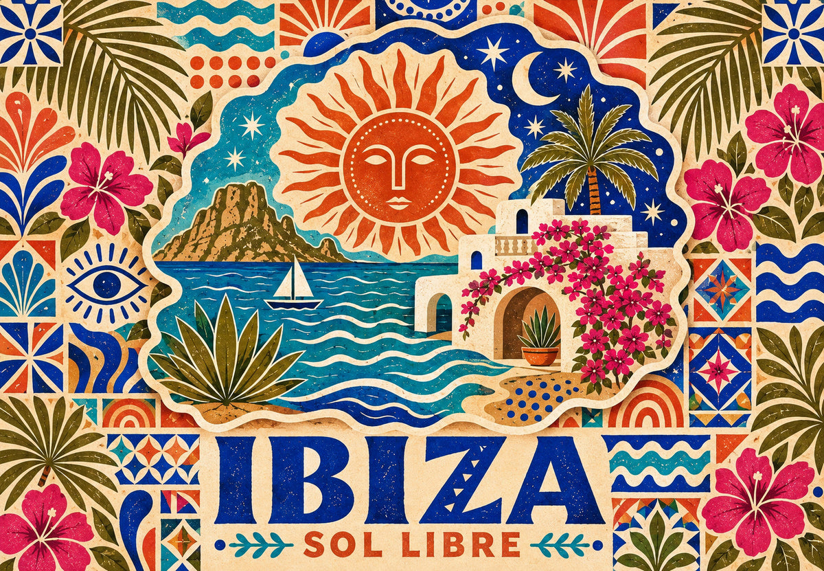 Ibiza - Sol libre in mozaïek (Liggend)