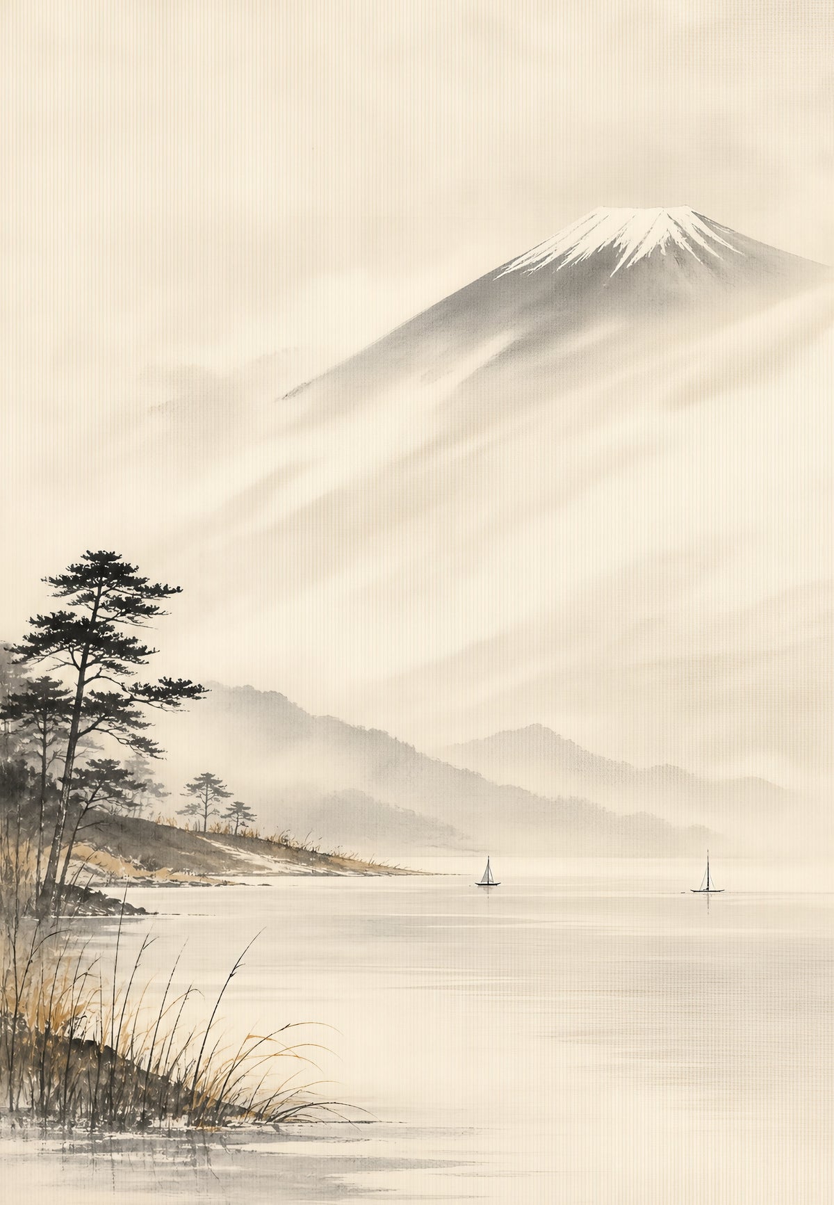 Japón - Monte Fuji en la bruma