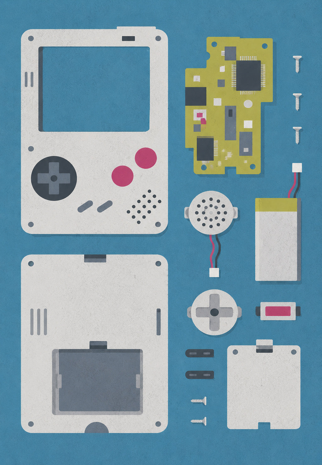 Anatomie d'une console portable