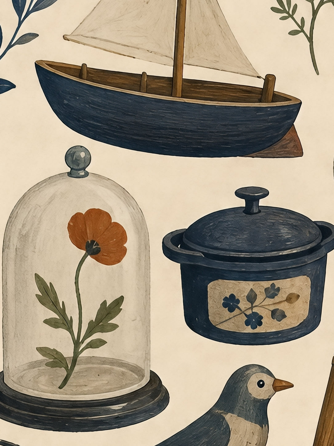 Detail a taille reelle du tirage, affiche le cabinet de curiosites