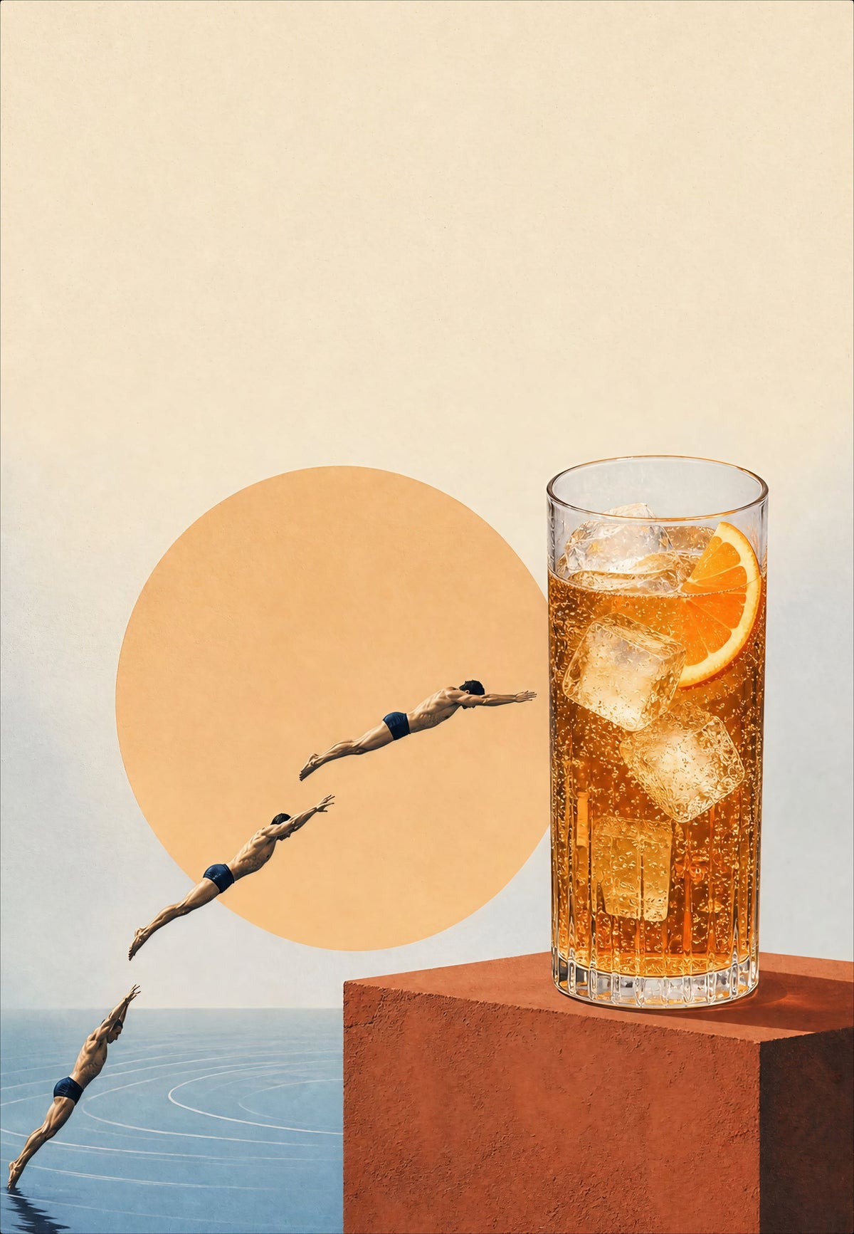 De duik in het glas