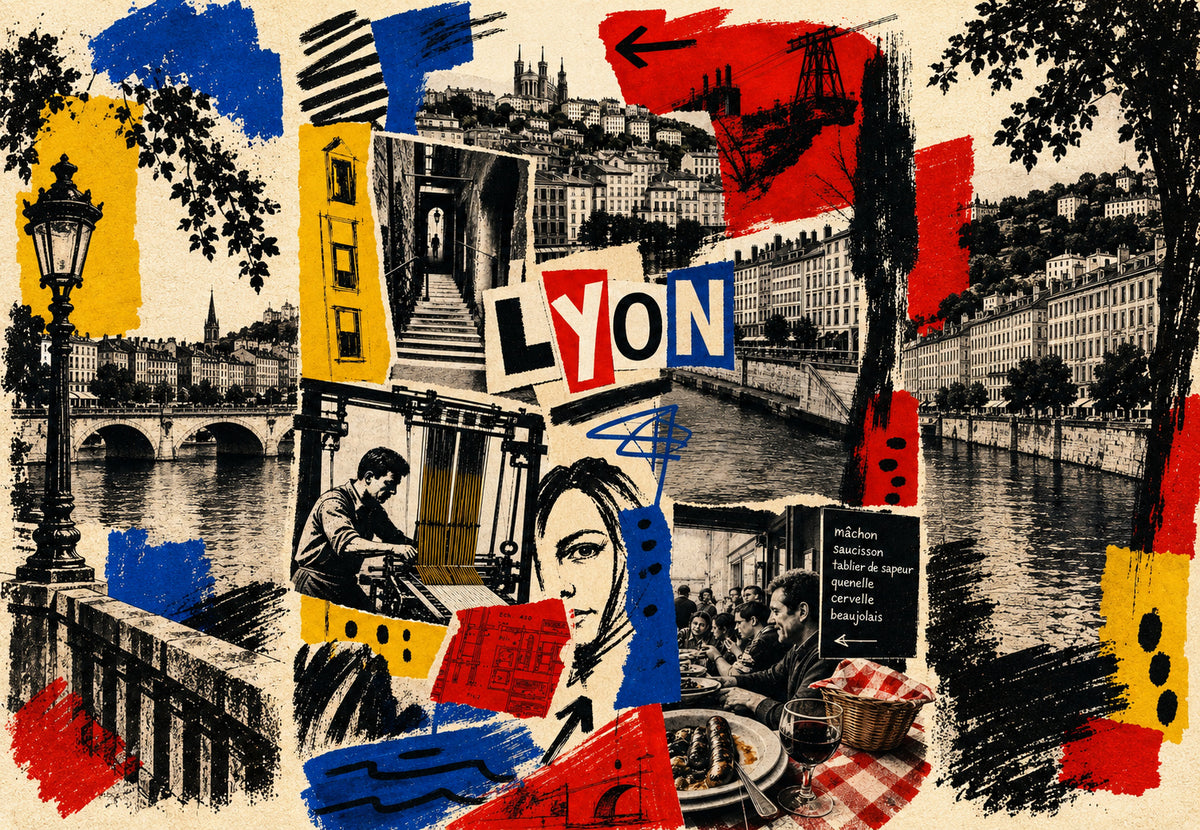 Lyon - Fragmente der Traboules (Querformat)