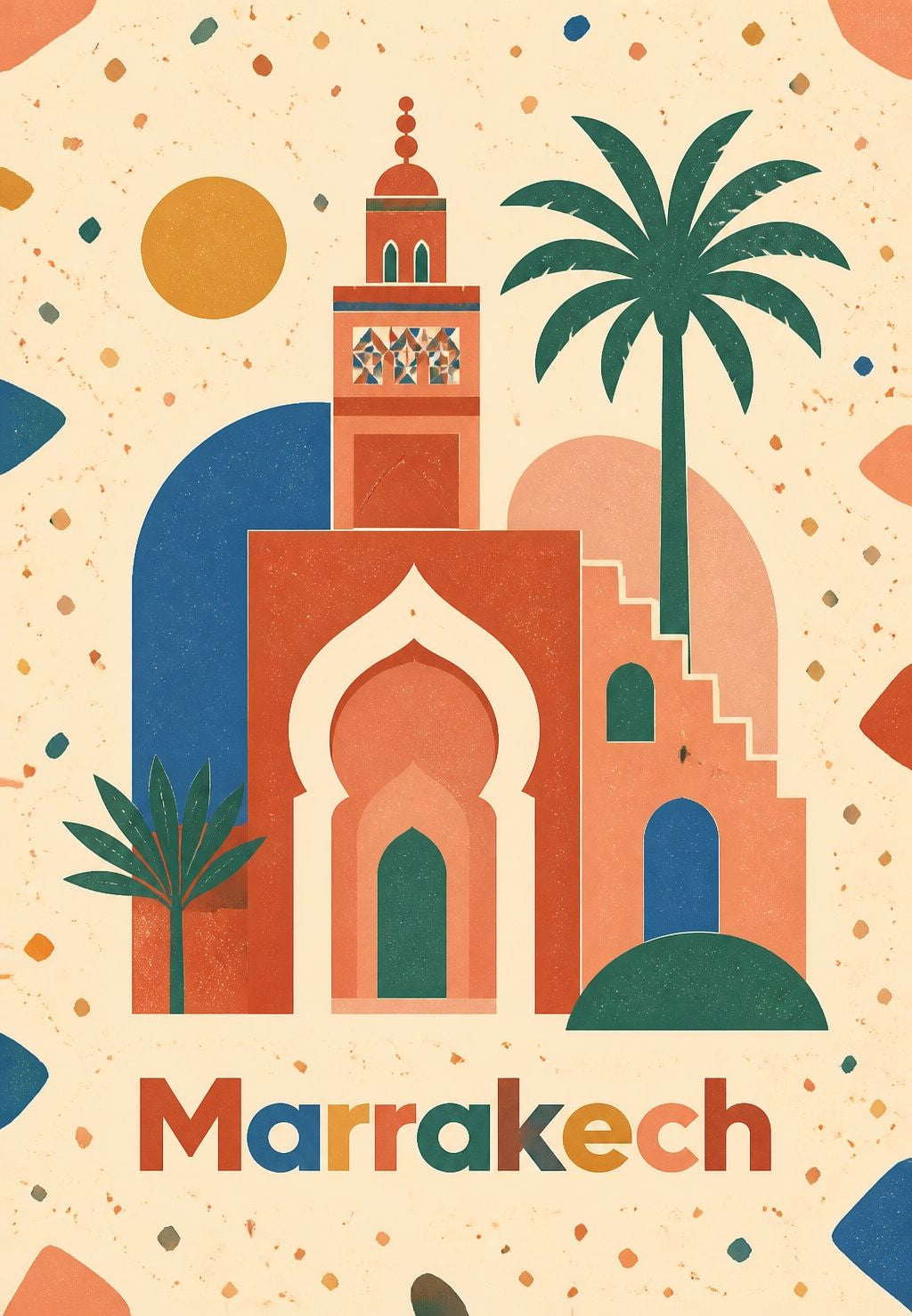 Marrákes - A korallpettyes medina