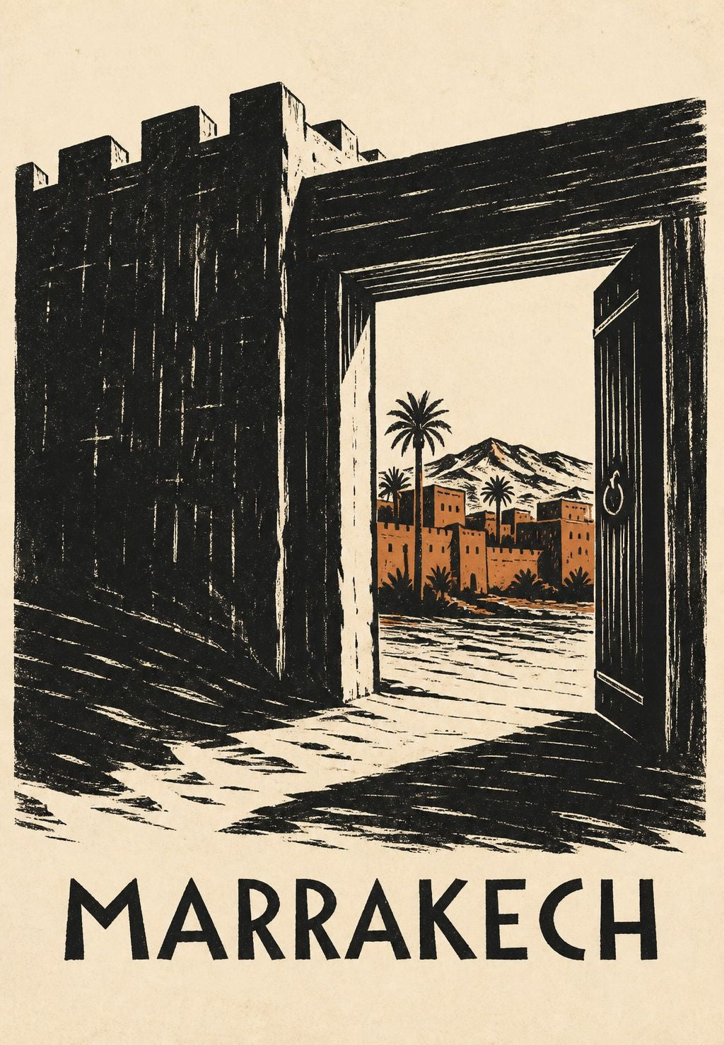 Marrakech - La porta aperta sulla città e le dune