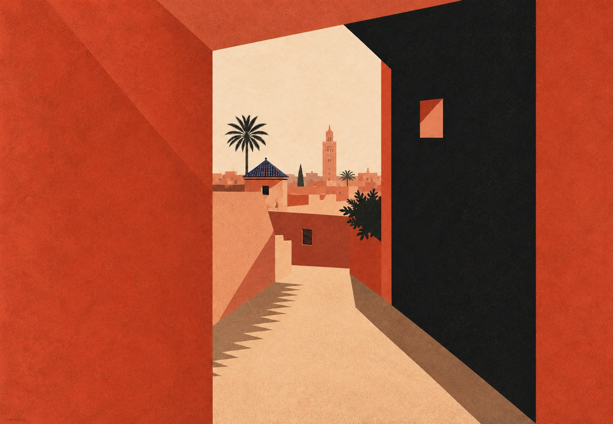 Marrakesz - Czerwony taras nad miastem (Poziom)