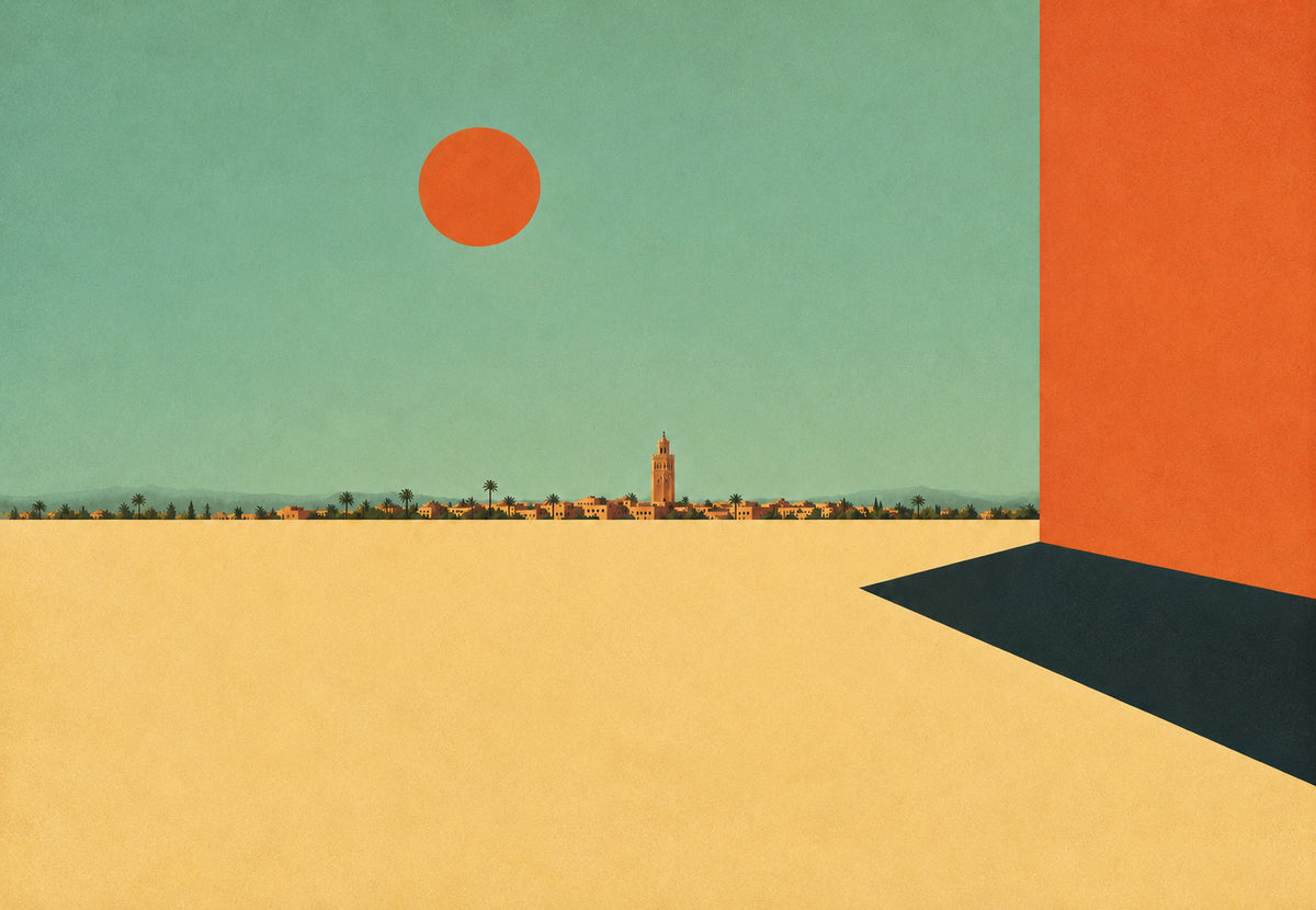 Marrakesch - Die Stadt am Ende der Mauer (Querformat)