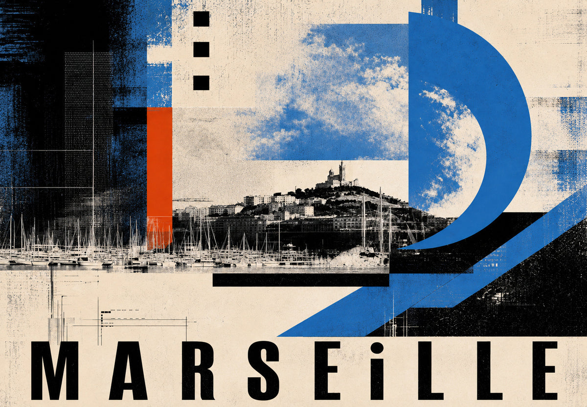 Marseille - Fragmente der Stadt (Querformat)