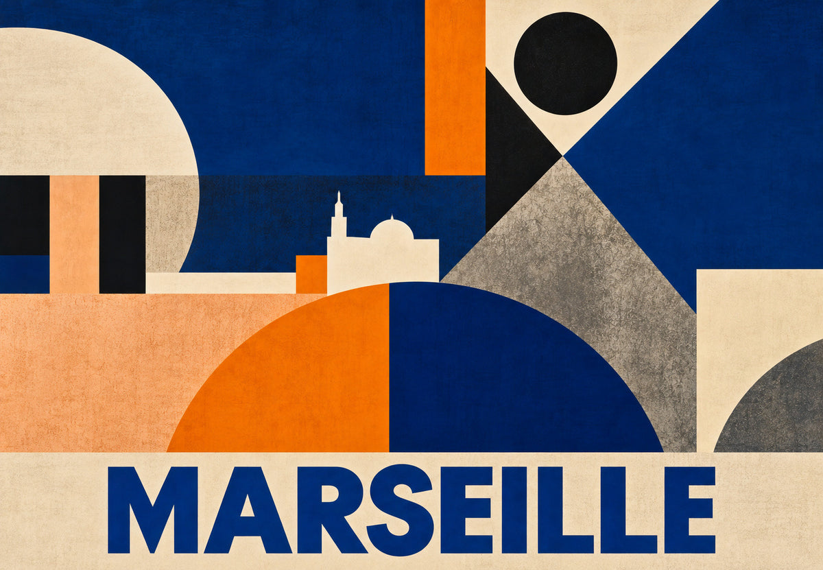 Marseille - Der ausgeschnittene Hügel (Querformat)