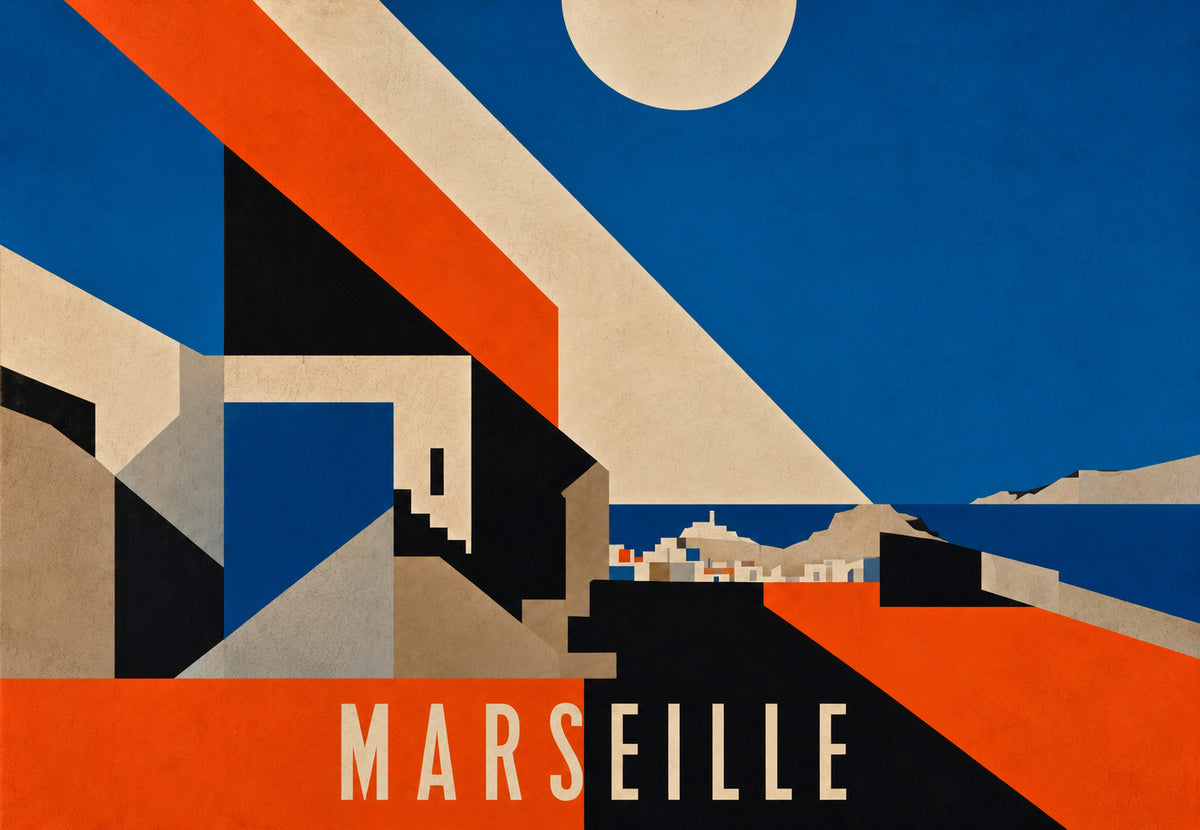 Marseille - Schräges Licht (Querformat)