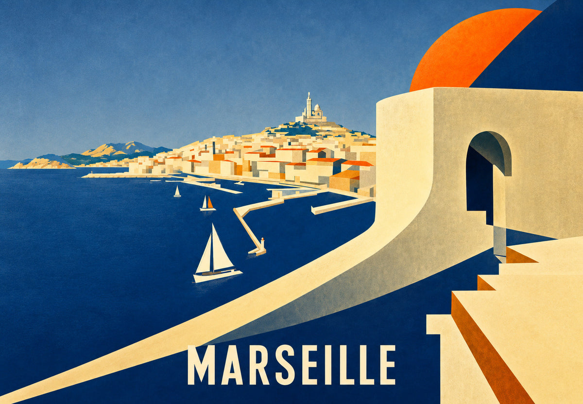 Marseille - Szél a gáton (Fekvő)