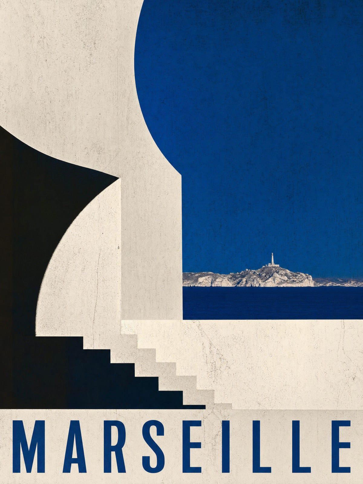 Marseille - Schodiště k majáku