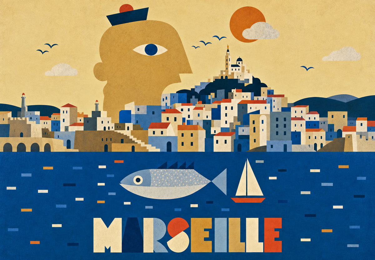Marseille - A tengerész őrzi a várost (Fekvő)