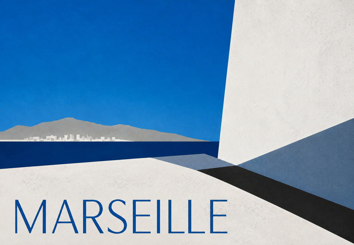 Marseille - Zid okrenut obzoru (Vodoravno)